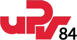 Logo UPV 84, Union Patronale de Vaucluse, partenaire du GEIQ AC2R SUD